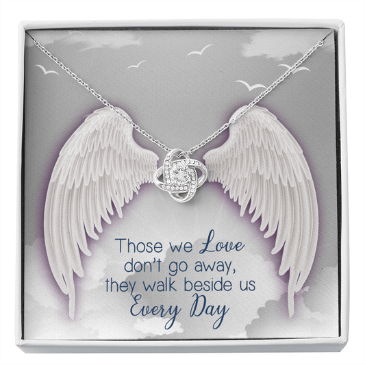 Memorial Gift - Condolence Gift - Sympathy Gift - Angel Remembrance Necklace - Bereavement Gift