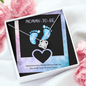 Mommy-To-Be Gift - Necklace for Expectant Mother Baby Shower - Mother's Day Gift for Pregnant Wife, Girlfriend, Fiancee