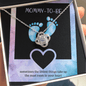 Mommy-To-Be Gift - Necklace for Expectant Mother Baby Shower - Mother's Day Gift for Pregnant Wife, Girlfriend, Fiancee Two Toned Box