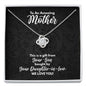 Mother-In-Law Necklace - Funny Gift for Mother-In-Law - Jewelry from Son Bought by Daughter-In-Law