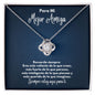 Para Mi Mejor Amiga Collar - To My Best Friend en Español - Recuerda Siempre - Graduación Motivacional, Boda o Regalo de Cumpleaños 14K White Gold Finish / Standard Box