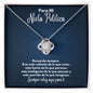 Para Mi Nieta Política Collar - Granddaughter-in-law en Español - Recuerda Siempre - Graduación Motivacional, Boda o Regalo de Cumpleaños 14K White Gold Finish / Standard Box