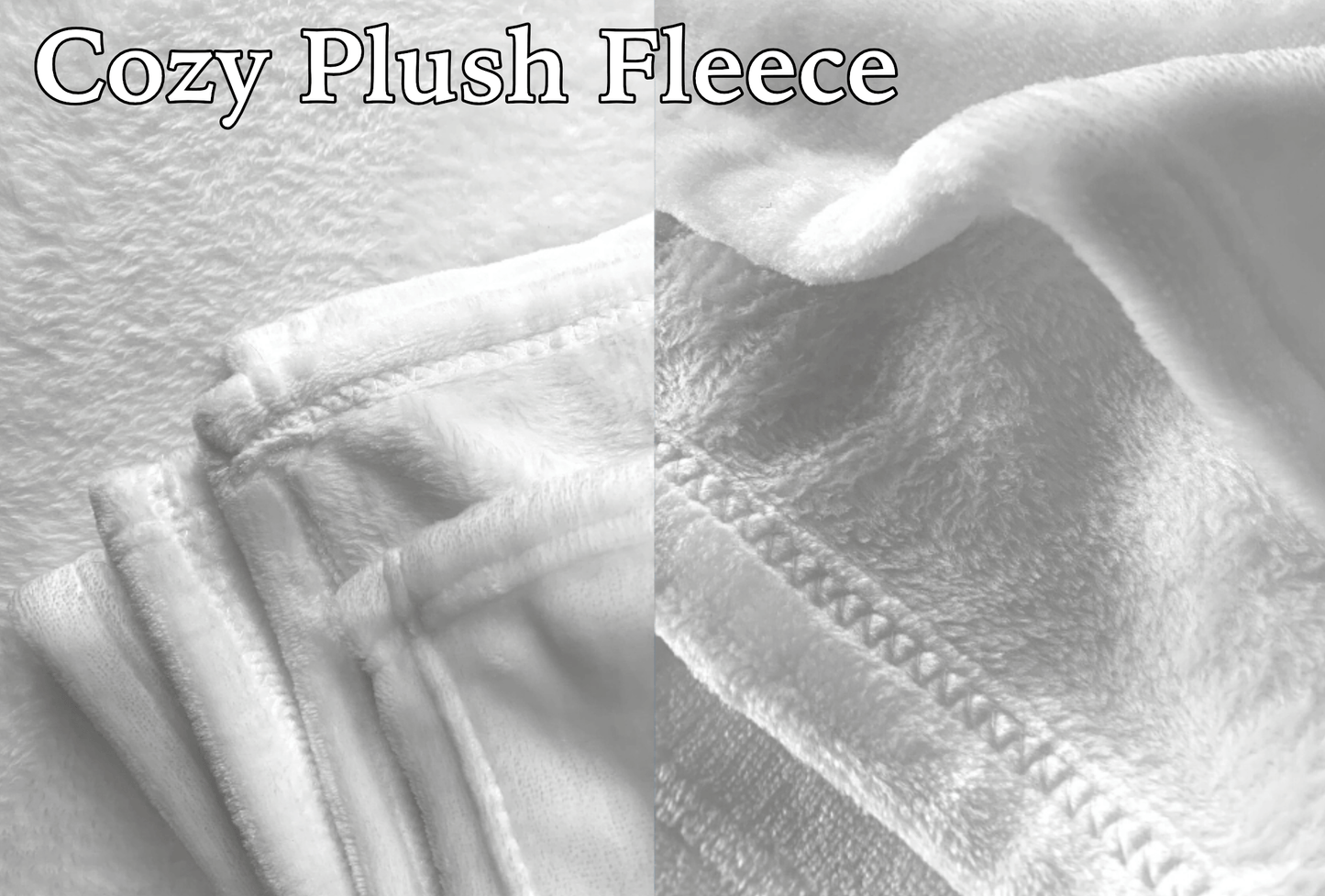 Personalized Valentine's Cozy Plush Fleece Blanket