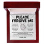 Please Forgive Me Necklace - I'm Sorry Apology Gift - I Apologize Forgive Me - Forever Love Forgiveness Jewelry 14k White Gold Finish / Luxury Box