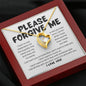 Please Forgive Me Necklace - I'm Sorry Apology Gift - I Apologize Forgive Me - Forever Love Forgiveness Jewelry