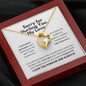 Sorry for Hurting You, My Love Necklace - Apology Gift - I Apologize Forgive Me - Forever Love Forgiveness Jewelry