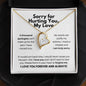 Sorry for Hurting You, My Love Necklace - Apology Gift - I Apologize Forgive Me - Forever Love Forgiveness Jewelry