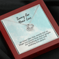 Sorry for Your Loss of Loved One Necklace - Sympathy Bereavement Condolence Gift - In Loving Memory - Remembrance Memorial Grief Jewelry