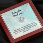 Sorry for Your Loss of Loved One Necklace - Sympathy Bereavement Condolence Gift - In Loving Memory - Remembrance Memorial Grief Jewelry