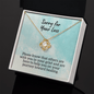 Sorry for Your Loss of Loved One Necklace - Sympathy Bereavement Condolence Gift - In Loving Memory - Remembrance Memorial Grief Jewelry
