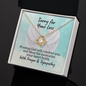 Sorry for Your Loss of Loved One Necklace - Sympathy Bereavement Condolence Gift - In Loving Memory - Remembrance Memorial Grief Jewelry