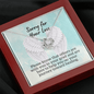 Sorry for Your Loss of Loved One Necklace - Sympathy Bereavement Condolence Gift - In Loving Memory - Remembrance Memorial Grief Jewelry
