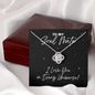 Soul Mate Gift - I Love You In Every Universe Jewelry - Necklace for Dr. Strange Fan
