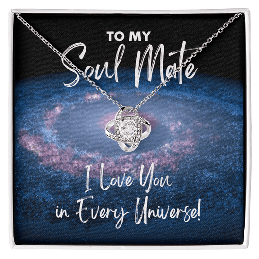 Soul Mate Gift - I Love You In Every Universe Necklace - Jewelry for Dr. Strange Fan