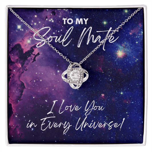 Soul Mate Necklace - I Love You In Every Universe Gift - Jewelry for Dr. Strange Fan