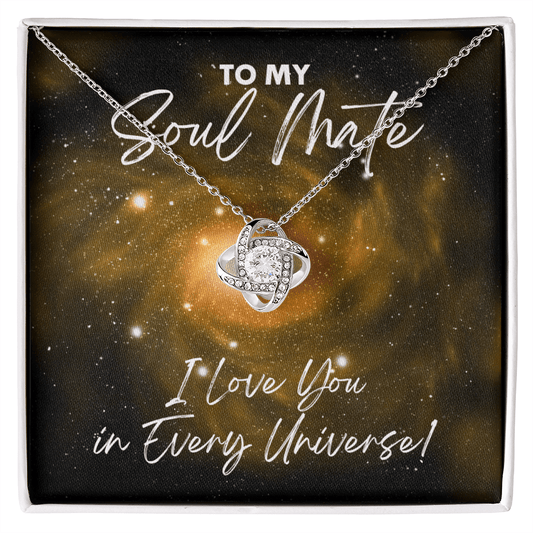 Soul Mate Necklace - I Love You In Every Universe Jewelry - Gift for Dr. Strange Fan