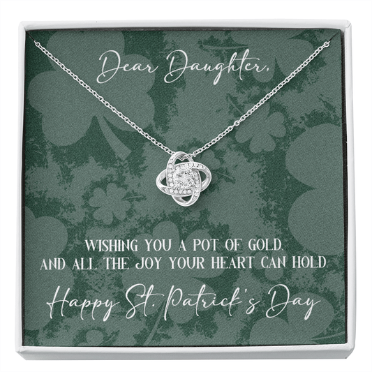 St. Patrick's Day Daughter Gift - Lucky Jewelry Gift to Daughter