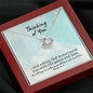 Thinking of You Loss of Loved One Necklace - Sympathy Bereavement Condolence Gift - In Loving Memory - Remembrance Memorial Grief Jewelry