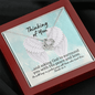 Thinking of You Loss of Loved One Necklace - Sympathy Bereavement Condolence Gift - In Loving Memory - Remembrance Memorial Grief Jewelry