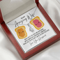 To My Amazing Wife Necklace - You&#39;re the PB to My J - Funny Gift for Valentines Day, Anniversary, Birthday