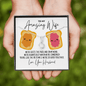 To My Amazing Wife Necklace - You&#39;re the PB to My J - Funny Gift for Valentines Day, Anniversary, Birthday