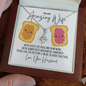 To My Amazing Wife Necklace - You&#39;re the PB to My J - Funny Gift for Valentines Day, Anniversary, Birthday