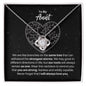 To My Aunt Necklace - Gift for Aunt - Branches on the Same Tree - Motivational Graduation, Birthday, Christmas, Wedding Gift 14K White Gold Finish / Standard Box