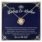 To My Badass Co-Worker Necklace - Straighten Your Crown - Motivational Graduation Gift - Co-Worker Birthday Christmas Gift 18K Yellow Gold Finish / Standard Box