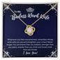 To My Badass Work Wife Necklace - Straighten Your Crown - Motivational Graduation Gift - Work Wife Co-Worker Birthday Christmas Gift 18K Yellow Gold Finish / Standard Box