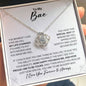 To My Bae Necklace - My Missing Piece - Valentine's Day Anniversary Gift - Girlfriend Wife Fiancee Soulmate Birthday Christmas Gift