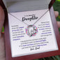 To My Beautiful Daughter Love Dad Necklace - Forever Love Heart Gift for Daughter