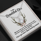 To My Beautiful Doe Necklace - Valentine's Day/Anniversary Gift for Hunter's Wife, Girlfriend, Fiancee, Soul Mate