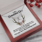 To My Beautiful Doe Necklace - Valentine's Day/Anniversary Gift for Hunter's Wife, Girlfriend, Fiancee, Soul Mate