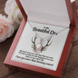 To My Beautiful Doe Necklace - Valentine's Day/Anniversary Gift for Hunter's Wife, Girlfriend, Fiancee, Soul Mate