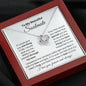 To My Beautiful Soulmate Necklace - Gift for Wife, Girlfriend, Fiancee - Soul Mate Birthday Christmas Valentine's Day