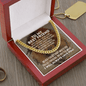 To My Best Friend Cuban Link Chain Necklace - Motivational Gift for Best Friend