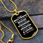 To My Best Friend Dog Tag Necklace - Always Remember You Are Braver - Motivational Graduation Gift - Best Friend Birthday Gift Military Chain (Gold) / No