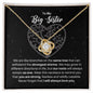 To My Big Sister Necklace - Gift for Big Sister - Branches on the Same Tree - Motivational Graduation, Birthday, Christmas, Wedding Gift 18K Yellow Gold Finish / Standard Box
