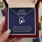 To My Bonus Daughter Necklace - Brightest Star - Jewelry Gift for Stepdaughter or Daughter-in-Law