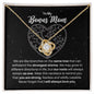 To My Bonus Mom Necklace - Gift for Bonus Mom - Branches on the Same Tree - Motivational Graduation, Birthday, Christmas, Wedding Gift 18K Yellow Gold Finish / Standard Box