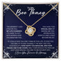 To My Boo Thang Necklace - My Missing Piece - Valentine's Day Anniversary Gift - Girlfriend Wife Fiancee Soulmate Birthday Christmas Gift 18K Yellow Gold Finish / Standard Box