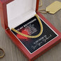 To My Boyfriend Cuban Link Chain Necklace - I Choose You - Valentine&#39;s Day/Anniversary Gift for Boyfriend