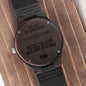 To My Boyfriend Engraved Wooden Watch - Anniversary Gift - Boyfriend Christmas Gift - My Sexy Man - Valentine's Day Gift - Birthday Gift