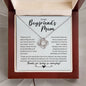 To My Boyfriend's Mom Necklace - Gift for Boyfriend's Mother - Boyfriends Mom Birthday - Mothers Day Christmas Gift for BF Mom