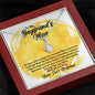 To My Boyfriend's Mom Necklace - Gift for Boyfriend's Mother - Future Mother-in-Law Gift Mahogany Style Luxury Box