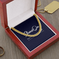 To My Brother Cuban Link Chain Necklace - Motivational Gift for Brother