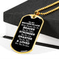 To My Brother-in-law Dog Tag Necklace - Always Remember You Are Braver - Motivational Graduation Gift - Brother-in-law Birthday Gift