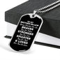 To My Brother-in-law Dog Tag Necklace - Always Remember You Are Braver - Motivational Graduation Gift - Brother-in-law Birthday Gift