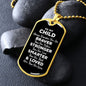 To My Child Dog Tag Necklace - Always Remember You Are Braver - Motivational Graduation Gift - Child Birthday Gift - Christmas Gift