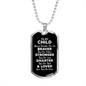 To My Child Dog Tag Necklace - Always Remember You Are Braver - Motivational Graduation Gift - Child Birthday Gift - Christmas Gift